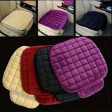 Car Seat Cushion - Soft, Breathable, Non-Slip, Lightweight, 1pc, Beige Quilted Design, Hand Washable