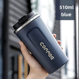 Vacuum Insulated Coffee Travel Mug, Leakproof Double-Layer Stainless Steel Reusable Insulated with Matte Finish - Keeps Hot/Cold Drinks for Hours, High-Quality Gift for Coffee & Tea Lovers, Durable Beverage Container, Essenti